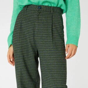 Gorman Wool Green Check Pant sz 14